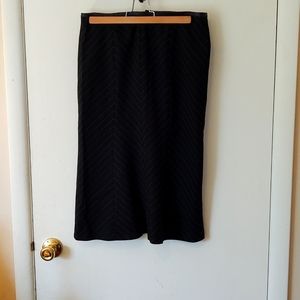 Pinstripe skirt